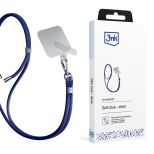 3mk EasyClip smartphone strap Dark Blue (silver)