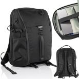 16" laptop backpack 3mk HARDY® 360™ Fabric with 360° AST™ protection – business, travel, clamshell