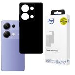 Silicone case for Redmi Note 13 Pro 4G - 3mk HARDY® Mellow Case™ Black