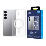 Pancerne etui z MagSafe na Samsung Galaxy S25 - 3mk EverClear MagCase