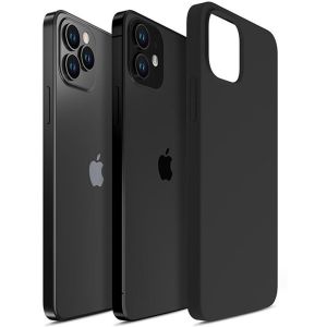 Silikon case for Apple iPhone 12 - 3mk HARDY® Mellow Case™ Black