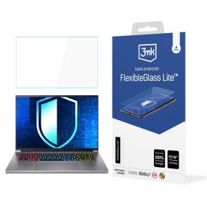 Shatterproof hybrid glass for Acer Predator Triton 16 - 3mk FlexibleGlass Lite