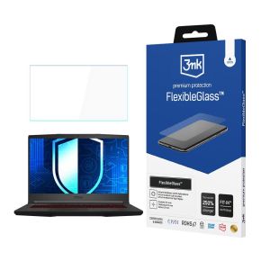 Shatterproof hybrid glass for MSI Bravo 15 - 3mk FlexibleGlass