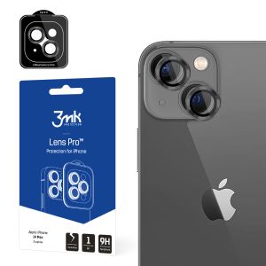 Tempered Glass for Camera Lens for Apple iPhone 14 Plus - 3mk Lens Protection Pro Black