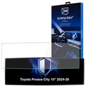 Matte protective film for the instrument cluster screen for Toyota Proace City 10" 2024-26 – 3mk TechWrap Matte Cluster™