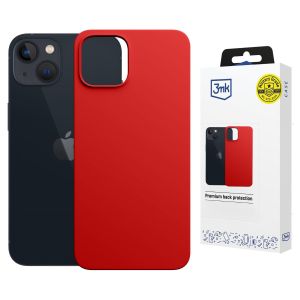 Silicone case with MagSafe for Apple iPhone 14 Plus - 3mk HARDY® Mellow MagCase™ Red
