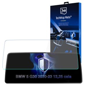 Matte screen protector for the navigation display for BMW 5 G30 2020-23 12,25" – 3mk TechWrap Matte™ Center Display
