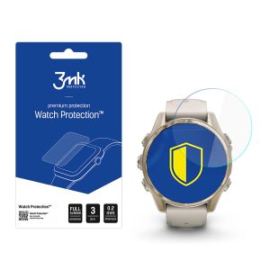 Protective glass for Garmin Fenix 8 Amoled 43mm smartwatch screen - 3mk Watch Protection