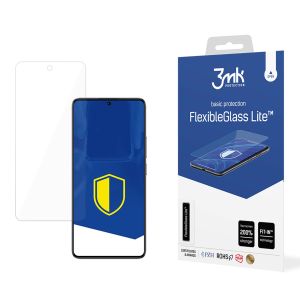 Unbreakable hybrid glass for Poco F6 Pro - 3mk FlexibleGlass Lite