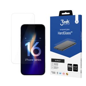 Tempered glass for Apple iPhone 16 Plus - 3mk HardGlass