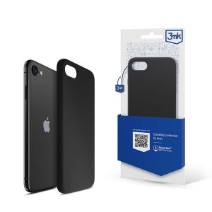 Case for Apple iPhone 7/8/SE 2020/2022 - 3mk Silicone Case Black