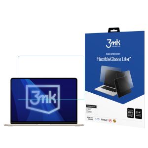 Shatterproof hybrid glass for Apple MacBook Air 13,6" M2/M3/M4 - 3mk FlexibleGlass Lite