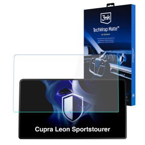 Matte screen protector for the navigation display for Cupra Leon Sportstourer 2024- – 3mk TechWrap Matte™ Center Display