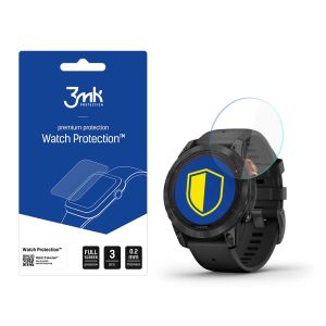 Protective glass for Garmin Fenix 7 Pro Solar smartwatch screen - 3mk Watch Protection