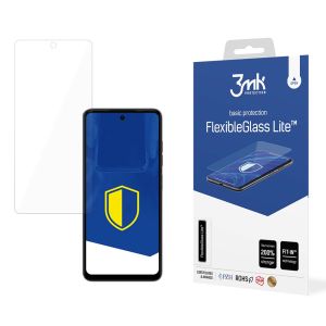 Unbreakable hybrid glass for Tecno Spark 20C - 3mk FlexibleGlass Lite