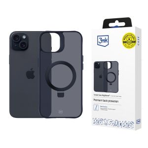 Case for Apple iPhone 15 Plus - 3mk Smoke Case Mag&Stand