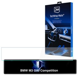 Matte screen protector for the navigation display for BMW M3 G80 Competition – 3mk TechWrap Matte™ Center Display