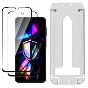 2x Tempered glass screen protector with applicator for Samsung Galaxy A16 4G/5G/ A17 4G/5G - 3mk Hardy Hardura 9H