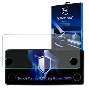 Matte screen protector for the navigation display for Skoda Kamiq Bolero 2024- – 3mk TechWrap Matte™ Center Display