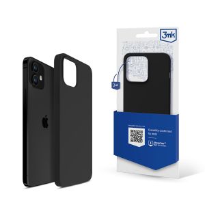 Case for Apple iPhone 12 Mini - 3mk Silicone Case Black