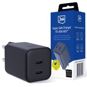 3mk Hyper Charger PD 45W QC4+ PPS 2C Super-Fast Charge 2.0