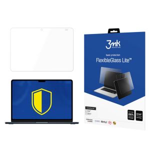 Shatterproof hybrid glass for Apple MacBook Air 13,6" M2/M3/M4 - 3mk FlexibleGlass Lite