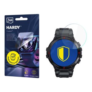 Hybrid glass for smartwatch Rubicon RNCE73 - 3mk HARDY® Fusion Watch Protection™