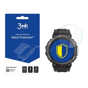Protective glass for Amazfit T-Rex 2 smartwatch screen - 3mk Watch Protection