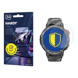 Hybrid glass for smartwatch RUBICON RNCF08 - 3mk HARDY® Fusion Watch Protection™