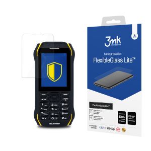 Unbreakable hybrid glass for MyPhone Hammer Delta - 3mk FlexibleGlass Lite