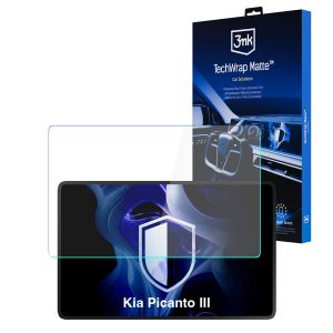 Matte screen protector for the navigation display for Kia Picanto III 2023- – 3mk TechWrap Matte™ Center Display