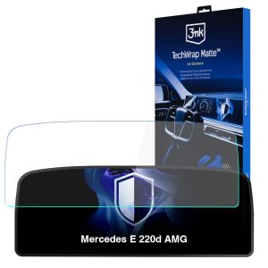 Matte protective film for the instrument cluster screen for Mercedes E 220d AMG – 3mk TechWrap Matte Cluster™
