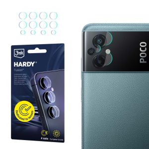 Camera lens protector for Xiaomi Poco M5 - 3mk HARDY® Fusion Lens Protection™