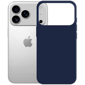 Silicone case for Apple iPhone 17 Pro Max - 3mk HARDY® Mellow Case™ Dark Blue