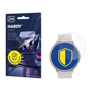 Hybrid glass for smartwatch Rubicon RNCF15 - 3mk HARDY® Fusion Watch Protection™