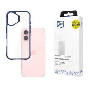 Case for Apple iPhone 16 - 3mk Satin Armor Case+ Blue