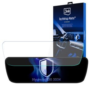Matte protective film for the screen of the clock for Hyundai i30 2024- - 3mk TechWrap Matte Cluster
