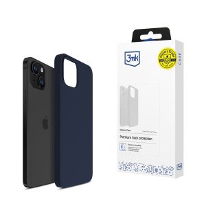 Case for Apple iPhone 15 - 3mk Silicone Case Dark Navy