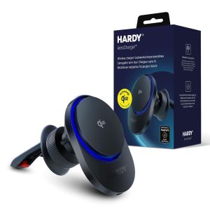 Wireless car charger with MagSafe 15W MPP Qi2 3mk HARDY® AeroCharger™