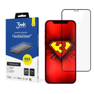 Unbreakable hybrid glass for Apple iPhone 12 Mini - 3mk FlexibleGlass Max