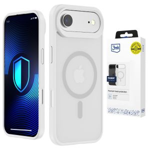 Smoky MagSafe case for Apple iPhone Air - 3mk HARDY® Hazy MagCase™ White