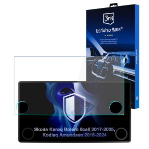 Matte screen protector for the navigation display for Skoda Karoq Bolero 2017- – 3mk TechWrap Matte™ Center Display