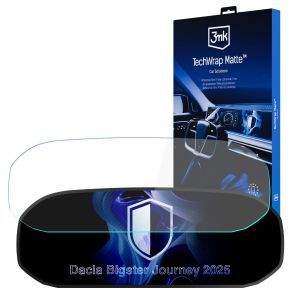 Matte protective film for the screen of the clock for Dacia Bigster Journey 2025- - 3mk TechWrap Matte Cluster