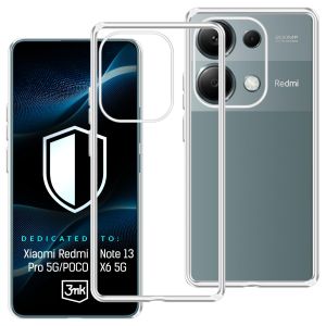 Przezroczyste case na Xiaomi Redmi Note 13 Pro 5G/POCO X6 5G - 3mk HARDY® Vision Case™