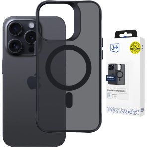 Smoky MagSafe case for Apple iPhone 13 Pro Max - 3mk HARDY® Hazy MagCase™ Black