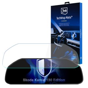 Matte screen protector for the navigation display for Skoda Kamiq 130 Edition – 3mk TechWrap Matte™ Center Display