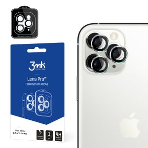 Tempered Glass for Camera Lens for Apple iPhone 11 Pro - 3mk Lens Protection Pro Black
