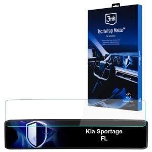 Matte screen protector for the navigation display for Kia Sportage FL 2025- – 3mk TechWrap Matte™ Center Display