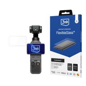 Unbreakable hybrid glass for DJI Osmo Pocket 4 - 3mk FlexibleGlass