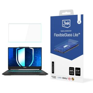 Shatterproof hybrid glass for MSI Cyborg A12 - 3mk FlexibleGlass Lite